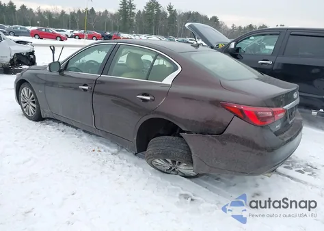 2018 Infiniti Q50 3.0T Luxe from USA, damaged, VIN JN1EV7AR2JM611898